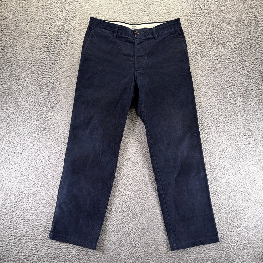 Dockers Pant Mens 32x30 Blue‎ Cotton Corduroy Khakis Straight Utility Workwear